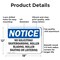 Signmission No Soliciting Skateboarding Roller Blading OSHA Notice Sign, Aluminum, 18in W x 12in L, 2PK OS-2PACK-NS-A-1218-L-14845 - alternate 8